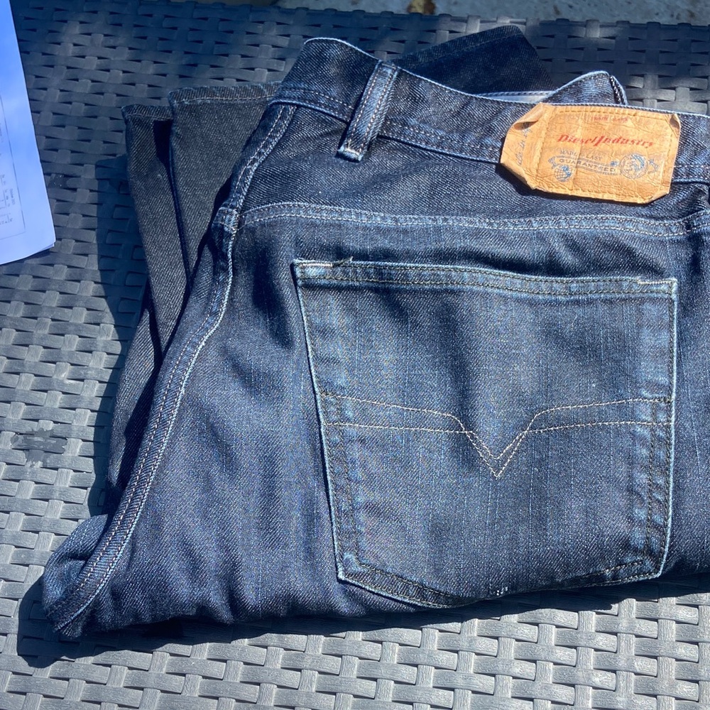 Diesel Industry mens WAYKEE dark jeans Regular straight leg 36 x 32